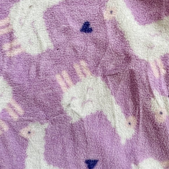 Simple Joys by Carter's Llama/Floral Fleece Sleep & Play 2 Pack - 3 Months - Picture 2 of 4